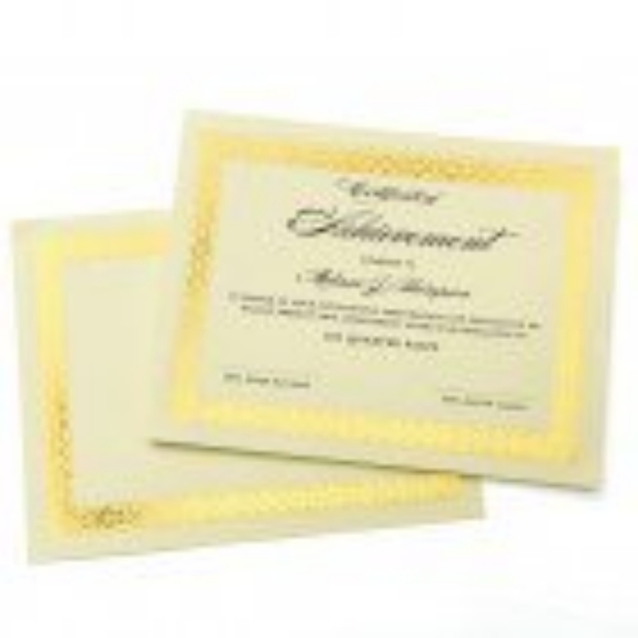 Gartner Studios 36004-S Gold Foil Certificate, 15 Pack - Picture 9 of 10